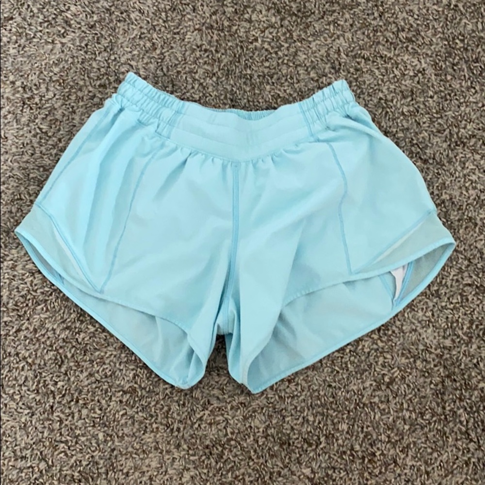 Lululemon Blue Hotty Hot shorts